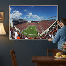 Virginia Tech Hokies Football Team Print - Blacksburg Lane
