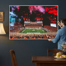 Virginia Tech Hokies Football Team Print - Blacksburg Lane