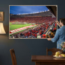 Wisconsin Badgers Football Team Print - Madison Camp Randall