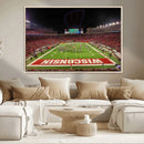 Wisconsin Badgers Football Team Print Canvas- Madison Camp