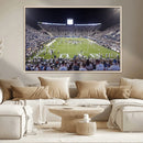 Brigham Young University Cougars Football Print Canvas - by MyGreatCanvas | Canvas Wall Art Prints | Photo Prints & Wall Decor