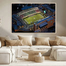 University of North Texas Mean Green Football Artwork,