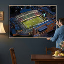 University of North Texas Mean Green Football Artwork,