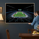 Denver Broncos Football Team Print Canvas- Denver Empower
