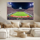 Wolfpack Football Team Print - Raleigh Carter-Finley Stadium