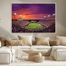 East Carolina University Pirates Football Print Canvas-