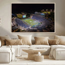 Duke University Blue Devils Football Print Canvas - Durham