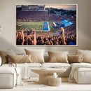 University of Kansas Jayhawks Football Team Art Print - by MyGreatCanvas | Canvas Wall Art Prints | Photo Prints & Wall Decor