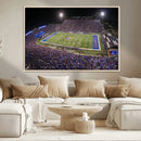 University of Kansas Jayhawks Football Team Print - Lawrence by MyGreatCanvas | Canvas Wall Art Prints | Photo Prints & Wall Decor