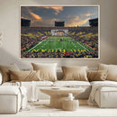 University of Michigan Wolverines Print Canvas, Football