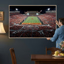 Boone Pickens Stadium Wall Art Oklahoma State Cowboys Print