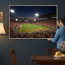 Clemson University Tigers Art Print, Football Team Print -