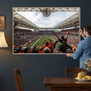 Miami Hurricanes Football Team Wall Art Print - Miami Hard