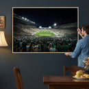 Framed Michigan State Spartans Football Team Print - East