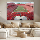 Rutgers Scarlet Knights Football Team Print - Piscataway SHI by MyGreatCanvas | Canvas Wall Art Prints | Photo Prints & Wall Decor