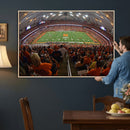 Syracuse University Orange Football Canvas Print, Football