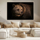 Wild Grizzly 399 Bear Canvas Wall Art Print, Bear Animal by MyGreatCanvas | Canvas Wall Art Prints | Photo Prints & Wall Decor