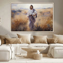 Jesus the Good Shepherd Wall Art Canvas Print - Lost Lamb
