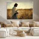 Jesus the Good Shepherd Wall Art Canvas Print -