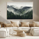 Misty Forest Canvas Print Wall Art Premium Canvas Print a