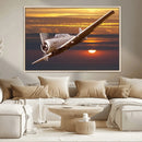 Old War Plane Wall Art Canvas Print by MyGreatCanvas | Canvas Wall Art Prints | Photo Prints & Wall Decor