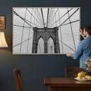 Large Brooklyn Bridge Wall Art Canvas Print