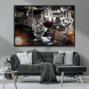 Red Wine and Glass Canvas Print by MyGreatCanvas | Canvas Wall Art Prints | Photo Prints & Wall Decor