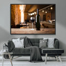 Wine and Bottle Wall Art Canvas Print by MyGreatCanvas | Canvas Wall Art Prints | Photo Prints & Wall Decor