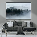 Autumn and Misty Trees in the Forest Wall Art Canvas Print, by MyGreatCanvas | Canvas Wall Art Prints | Photo Prints & Wall Decor