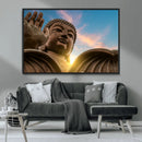 Buddha Statue and Daylight Wall Art, Buddha Statue Wall Art by MyGreatCanvas | Canvas Wall Art Prints | Photo Prints & Wall Decor
