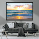 Coastal Wall Art - Vintage World Map Canvas Print with