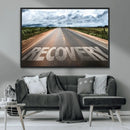 Recovery Road Wall Art Canvas Print