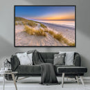 Sunrise On The Beach Wall Art Canvas Print