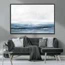 Blue Ocean Abstract Artwork Wall Art Canvas Print