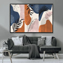 Boho Wall Art Canvas Print Set Mid-Century Prints Bohemian