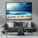 Majestic Ocean Wave Wall Art Canvas | 3 Panel Large Seascape by MyGreatCanvas | Canvas Wall Art Prints | Photo Prints & Wall Decor