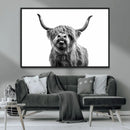 Fanny Scottish Highland Cow Cattle Art Print Farmhouse Wall