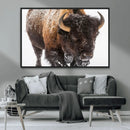 Bison Wall Art Canvas Print For Farmhouse, Wild Animal Wall by MyGreatCanvas | Canvas Wall Art Prints | Photo Prints & Wall Decor