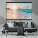 Beach Sunrise Wall Art, Coastal Seascape Canvas Print, Ocean by MyGreatCanvas | Canvas Wall Art Prints | Photo Prints & Wall Decor