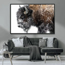 American Bison Wall Art Print – Majestic Buffalo Canvas