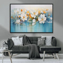 Abstract Flower Wall Art Canvas Print