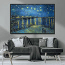 Vincent van Gogh Starry Night over the Rhone Abstract Wall