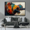 Abstract Guitar Wall Art Canvas | Vibrant Music-Inspired Art by MyGreatCanvas | Canvas Wall Art Prints | Photo Prints & Wall Decor