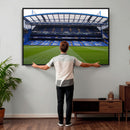 Chelsea FC Soccer Team Print - Stamford Bridge Stadium Wall