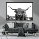 Longhorn Canvas Print, Bighorn Cow Wall Art Canvas Print by MyGreatCanvas | Canvas Wall Art Prints | Photo Prints & Wall Decor
