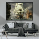 Pirate Ship War Wall Art Canvas Print by MyGreatCanvas | Canvas Wall Art Prints | Photo Prints & Wall Decor