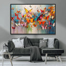 Abstract Butterfly Wall Art Canvas Print