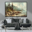 Abstract Acadia National Park Wall Art Canvas Print -
