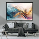 Abstract Flowing Colors Wall Art Canvas Print