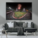 Fireworks at Angel Stadium – Los Angeles Angels Canvas